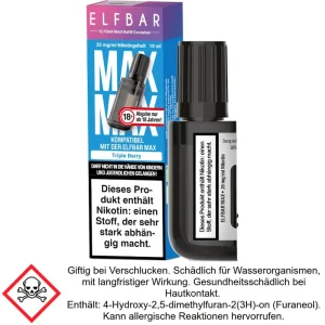Triple Berry 20 mg/ml Elfbar – Max Refill Container