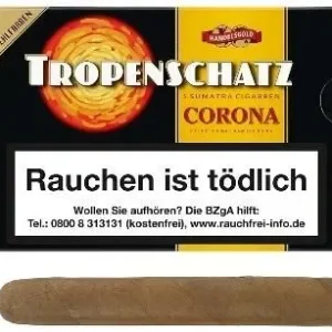 Tropenschatz 421F Corona Sumatra Zigarren (5 Stück)