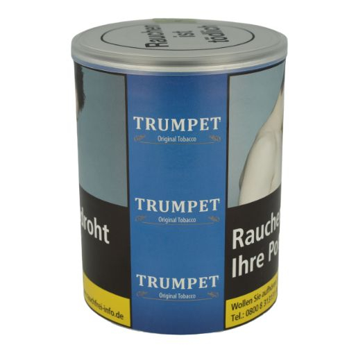 Trumpet Tabak Original Blau (Halfzware) 130g Dose Feinschnitt