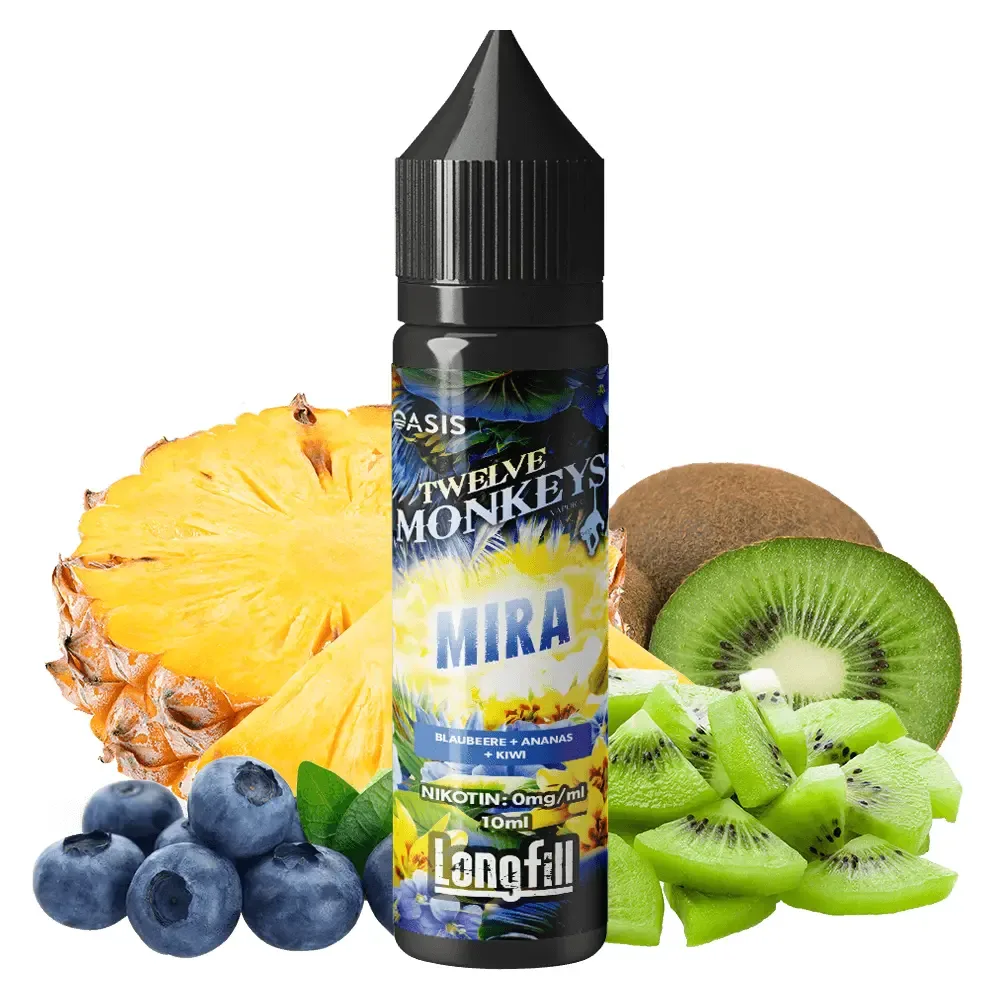 Twelve Monkeys Vapor Co – Mira (Longfill) – ehem. Mirage (Longfill, 60 ml, Fruchtig)