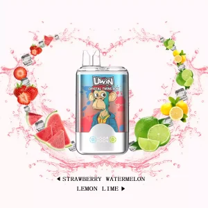 UWIN Twins Crystal 40K Züge Einweg E Zigarette Digital Display Wiederaufladbar