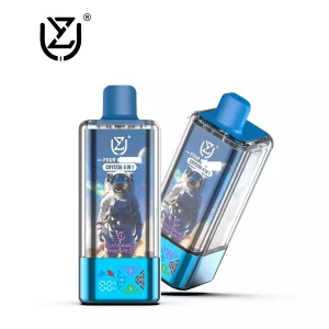 UZY Crystal Four Tastes 100K Züge Einweg E Zigarette Digital Display Wiederaufladbar
