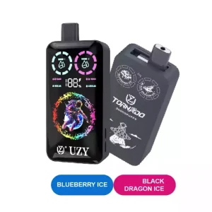 UZY TORNADO 30K Züge Einweg E Zigarette Digital Display Wiederaufladbar