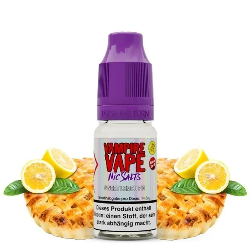 Vampire Vape – Nic Salts 10 ml Sweet Lemon Pie 10 mg/ml