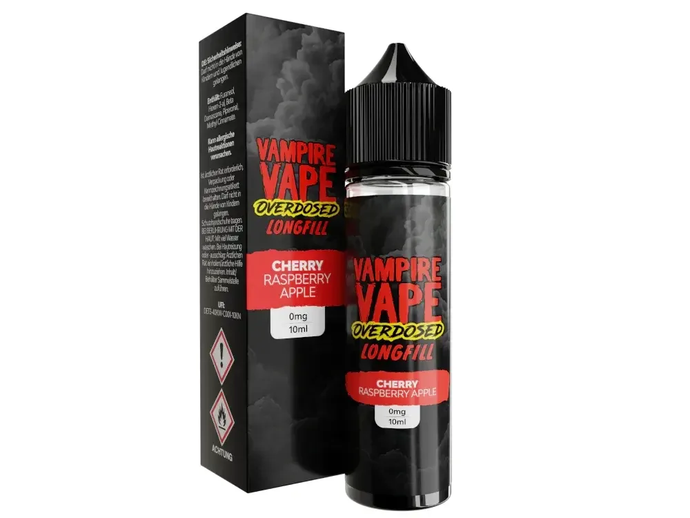 Vampire Vape – Overdosed – Cherry Raspberry Apple – Longfill Aroma 10 ml
