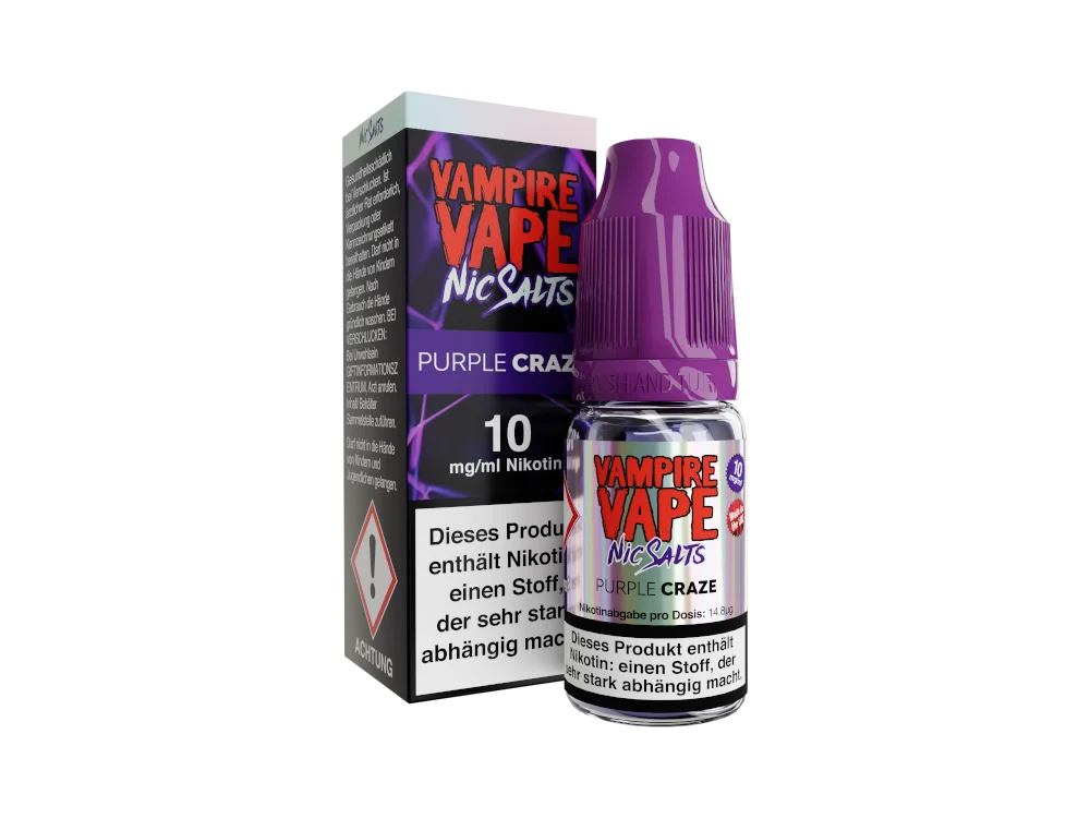 Vampire Vape - Purple Craze - Nikotinsalz Liquid - Image 2