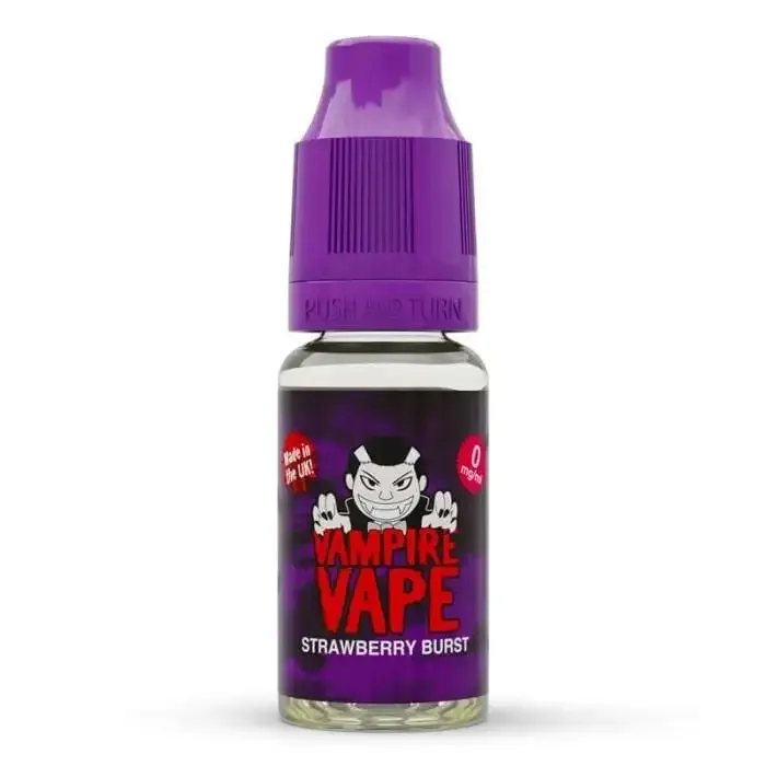 Vampire Vape – Strawberry Burst – Liquid (Nikotinliquid, 10 ml, 60% PG / 40% VG)