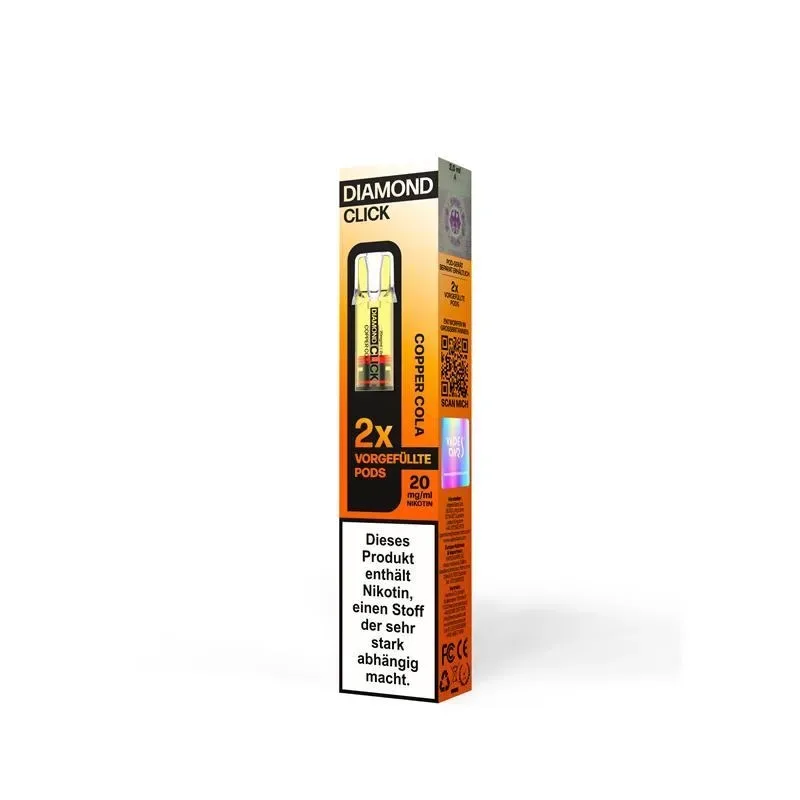 Vapes Bars – Diamond Click Pod 2er Pack Copper Cola