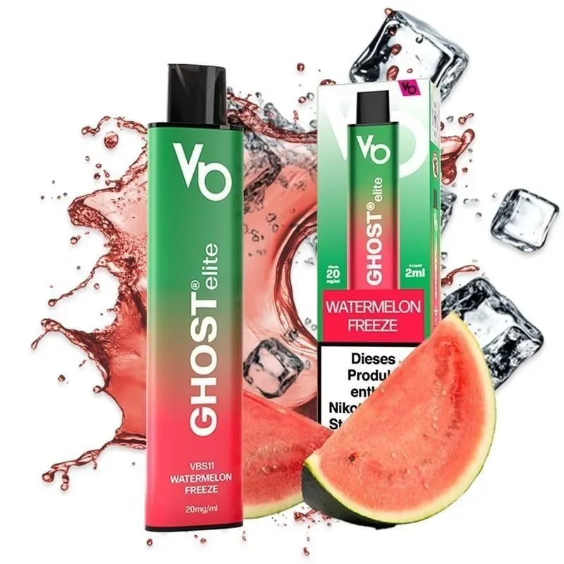 Vapes Bars Ghost Elite 800 Einweg E-Zigarette 20 mg/ml Watermelon Freeze