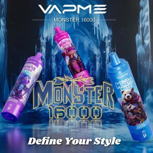 VAPME Monster 16K Züge Einweg E Zigarette Wiederaufladbar