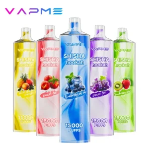 VAPME SHISHA Hookah 15K Züge Einweg E Zigarette Wiederaufladbar