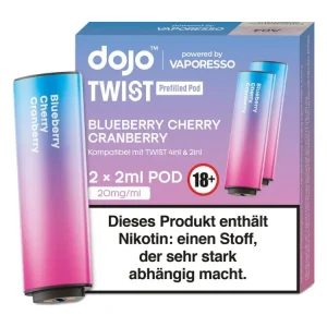 Vaporesso – Dojo – Twist Pod 20 mg/ml (2 Stück pro Packung) – Prefilled