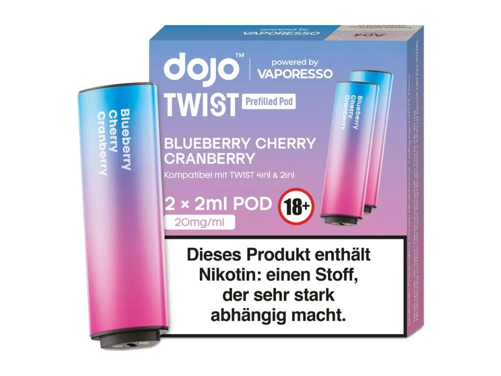 Vaporesso – Dojo – Twist Pod 20 mg/ml (2 Stück pro Packung) – Prefilled