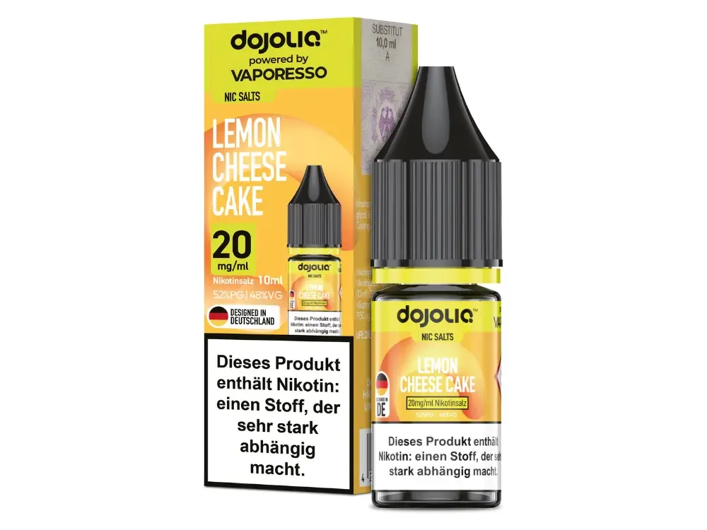 Vaporesso Vaporesso – Dojoliq – Lemon Cheese Cake Nikotinsalz Liquid