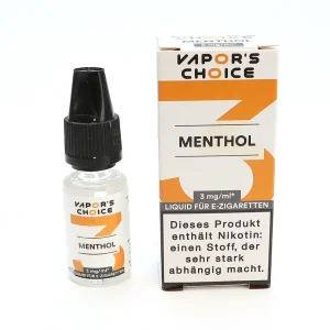 Vapors Choice – Menthol, 10 ml, 50% VG / 50% PG