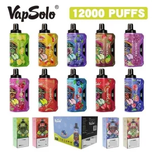 Vapsolo Viking 12K Züge Einweg E Zigarette Wiederaufladbar
