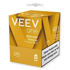 VEEV One Pods Balanced Tobacco – 5×2 Pods Multipack (10 Pods)