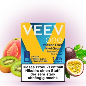 VEEV ONE Pods Passionfruit Kiwi Guava