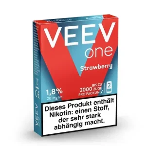 VEEV – One Prefilled Pod 2ml 20mg/ml (2 Stück) Strawberry