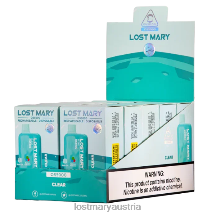Verlorene Mary OS5000 klar- Lost Mary Vape Züge 24NB26 - Image 2