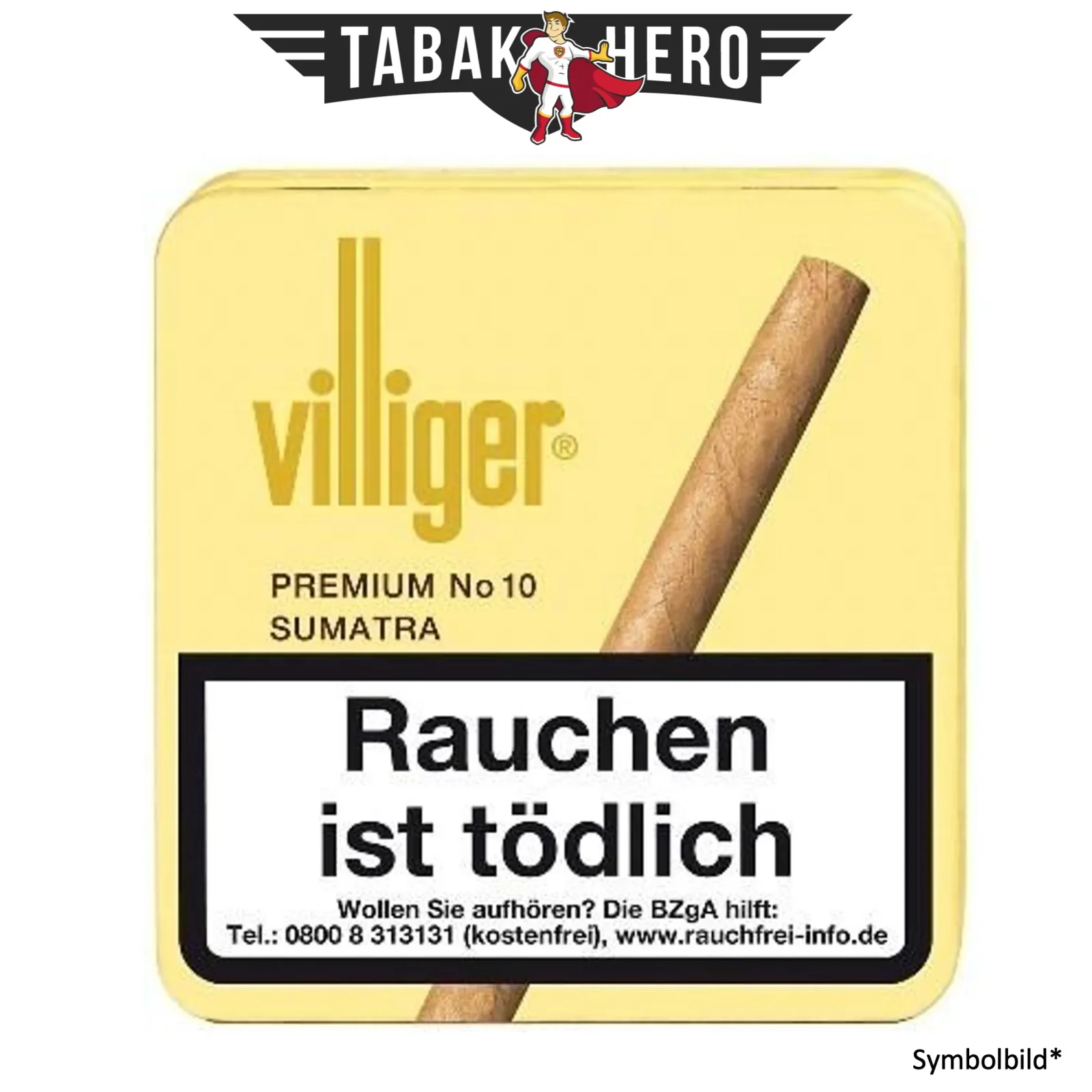 Villiger Premium No10 Sumatra Zigarillos AP (20 Stück)