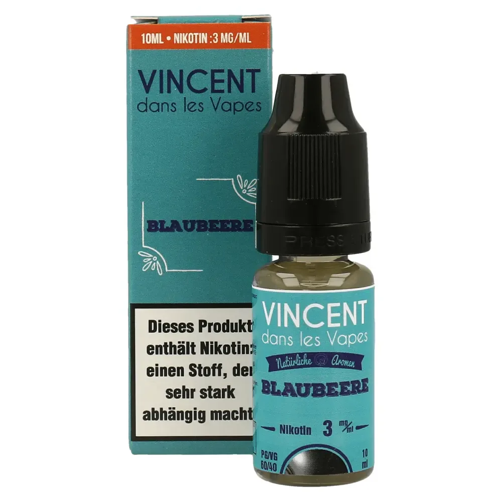 Vincent – Blaubeere, 10 ml, 60% PG / 40% VG