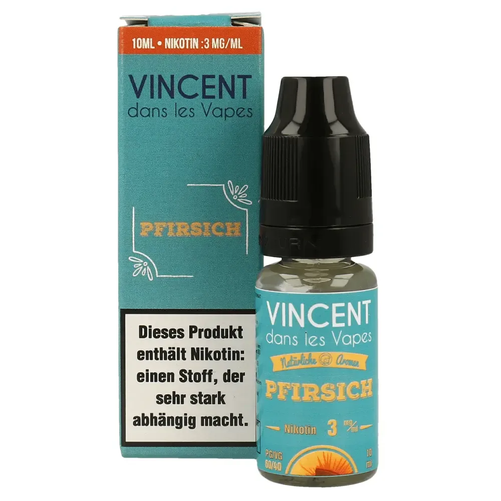 Vincent – Pfirsich, 10 ml, 60% PG / 40% VG