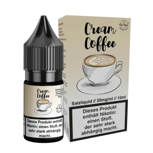 Vip Vape – Cream Coffee – Nikotinsalz (Nikotinsalzliquid, 10 ml, 50 PG / 50 VG)