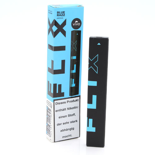 VIVO FLIX BAR Einweg E-Shisha Blue Razz 20mg/ml ca. 400 Züge