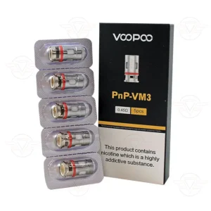 VOOPOO – PnP VM3 Mesh Coil 0.45 Ohm 5 Stck.
