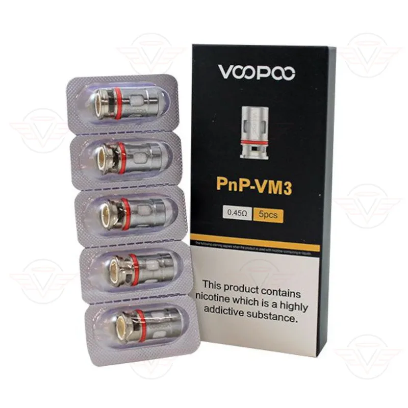 VOOPOO – PnP VM3 Mesh Coil 0.45 Ohm 5 Stck.