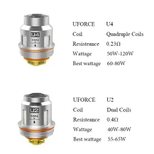 VOOPOO UFORCE Tank Ersatz Coil – 5 Stück / Packung