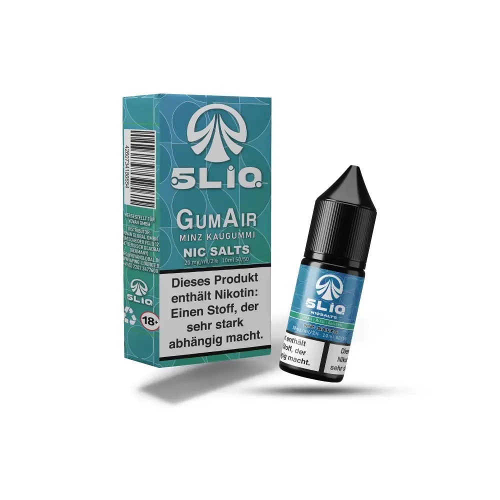 VoVan – GumAir – NicSalt 20mg/ml (Nikotinsalzliquid, 10 ml, 50% VG / 50% PG)