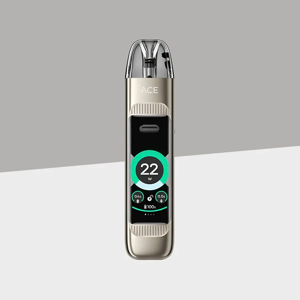 Vozol Ace Max – Pearly Silver – Refillable Pod Kit