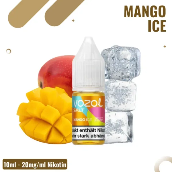 Vozol Liquid NicSalt 10ml – Mango Ice – 20mg Nikotin