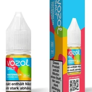 Vozol Nikotinsalz Liquid WATERMELON LYCHEE ICE 10ml (20mg)
