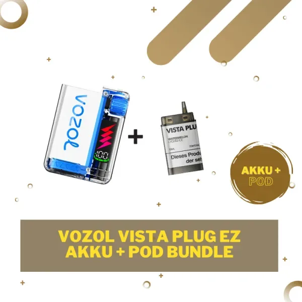 Vozol Vista Plug EZ 15K Bundle – Akku + Pod