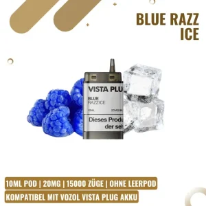 Vozol Vista Plug EZ 15K Pod 10ml – Blue Razz Ice