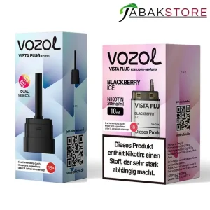 Vozol Vista Plug Ez | Pods | Blackberry Ice | 10ml