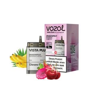 Vozol Vista Plug EZ Pods Dragonfruit Banana Cherry