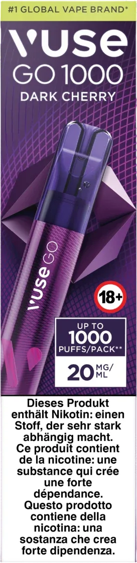 Vuse Go 1000 Pen Darkcherry 20mg