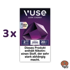 Vuse PODS Dark Cherry 20mg/ml Nikotin 3x 2 Pods