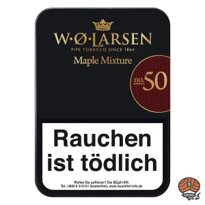 W.Ø. LARSEN Maple Mixture No. 50 Pfeifentabak 100g Dose