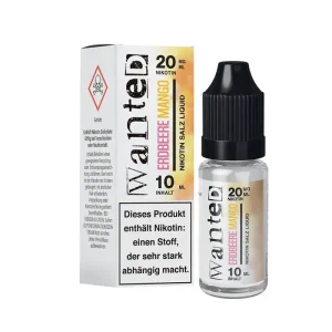 Wanted – Erdbeere Mango – 10 ml Nikotinsalz Liquid