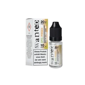 Wanted Nikotinsalz Apfel Pfirsich Overdosed Liquid