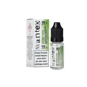 Wanted Nikotinsalz grüner Apfel Overdosed Liquid