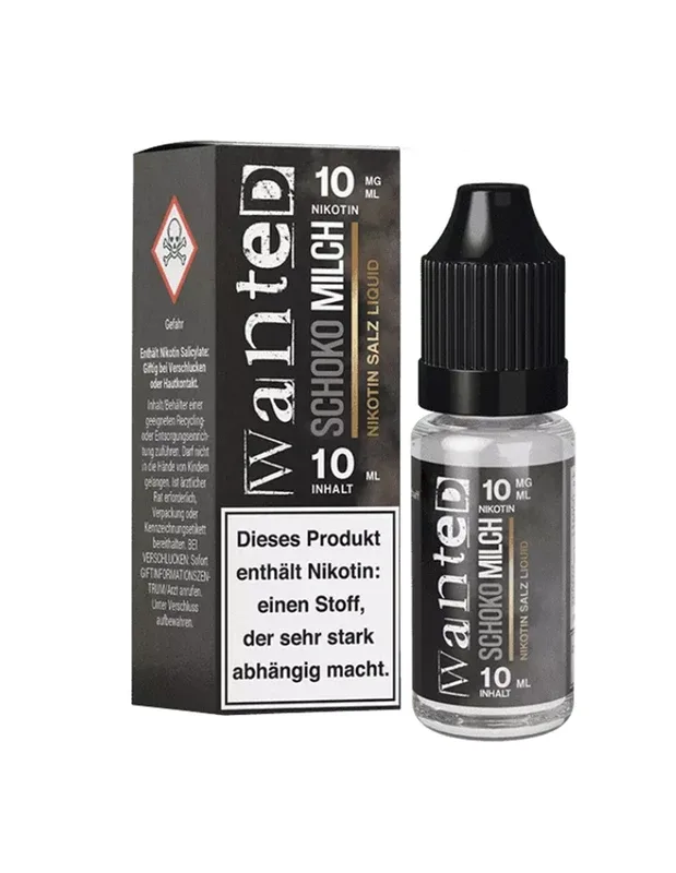 Wanted Overdosed Schokomilch Nikotinsalz Liquid 10ml