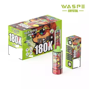 WASPE 8in1 Crystal 180K 180K Züge Einweg E Zigarette Mesh Coil 8in1 Multiple Geschmacksrichtungen