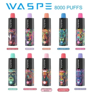 WASPE PUFFS Bulk Disposable Vapes 8K Züge Einweg E Zigarette