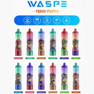 WASPE PUFFS Disposable 15K Züge Einweg E Zigarette
